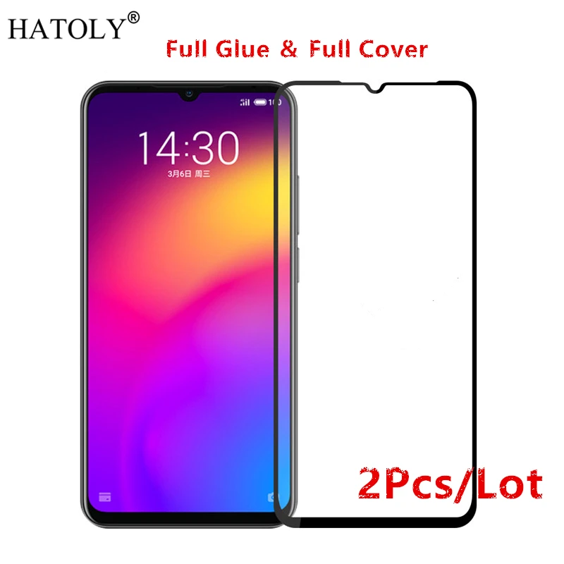 2Pcs For Meizu Note 9 Glass Tempered Glass for Meizu Note 9 Glass Film 9H Full Glue Full Cover Screen Protector for Meizu Note 9