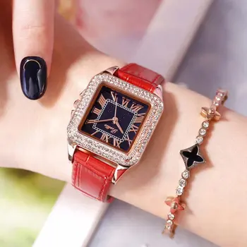 

New Fashion Rome Ladies Watch Women Top Brand Luxury 2018 Women Watches Quartz Waterproof Diamond Wrist Watches For Women Reloj