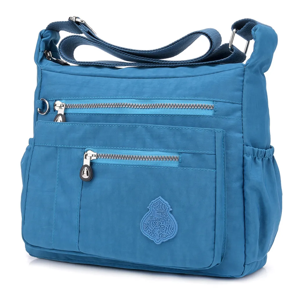 Большая женская сумка на плечо Брендовая женская нейлоновая сумка на плечо большой емкости водонепроницаемая элегантная сумка для ежедневных покупок