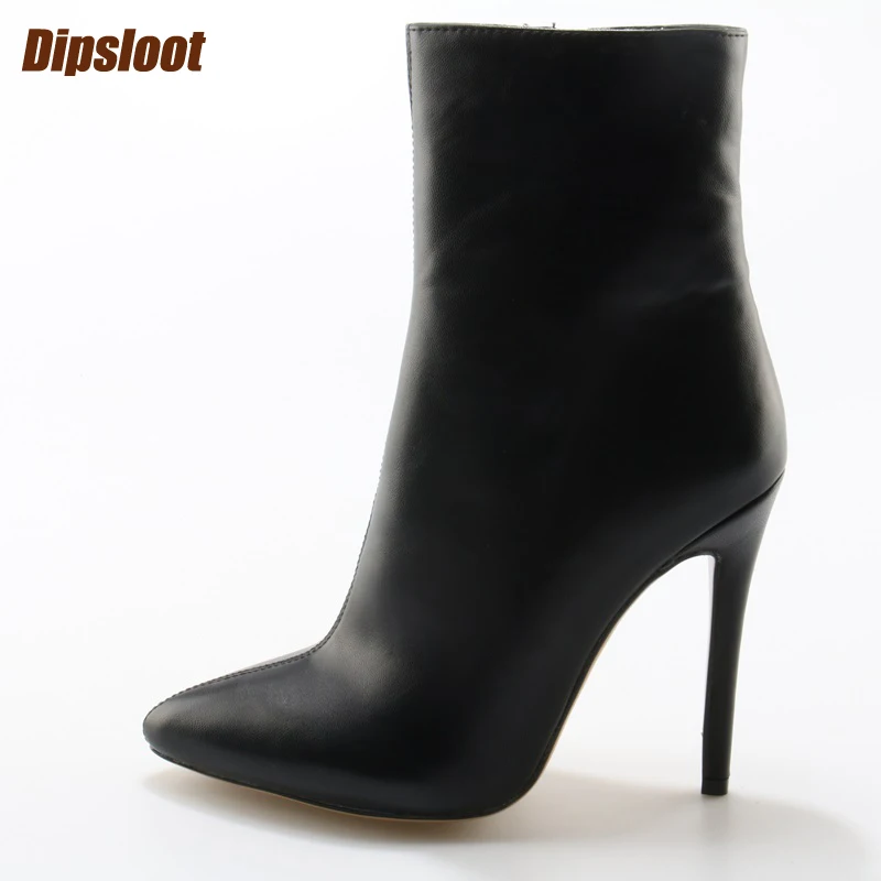 high ankle boots leather