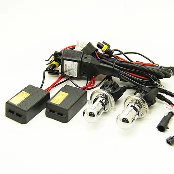 

fast bright mini 55w ballast kit DC 12V XENON H4 Bi xenon High low bean auto H4 6000k 10000k hid healight kit