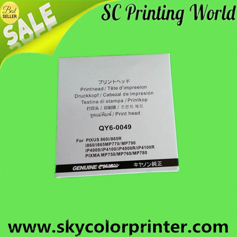 Печатающая головка QY6 0049 печатающая для Canon PIXUS MP790 iP4000 iP4100 iP4000R iP4100R PIXMA MP750 MP760 MP780 |