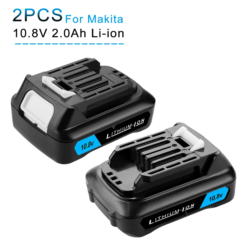 10,8 V-12 V CXT литий 2000 мА/ч, Перезаряжаемые Батарея для Makita BL1021B BL1041B BL1015B BL1020B BL1040B 197402 Мощность инструменты