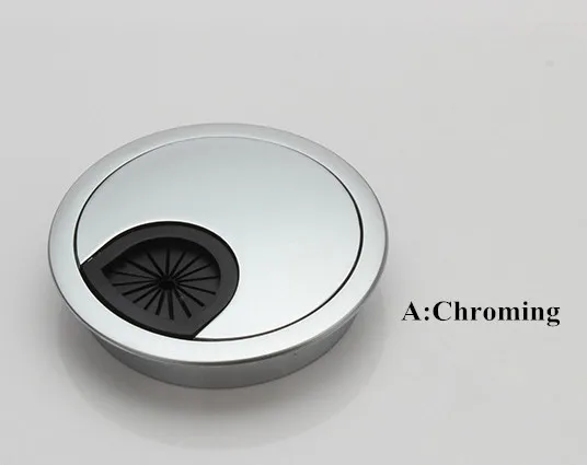 

Hole Cutting Dia.60mm Furniture Hardware Accessories Modern computer desk line hole cover Wire Hole Cover