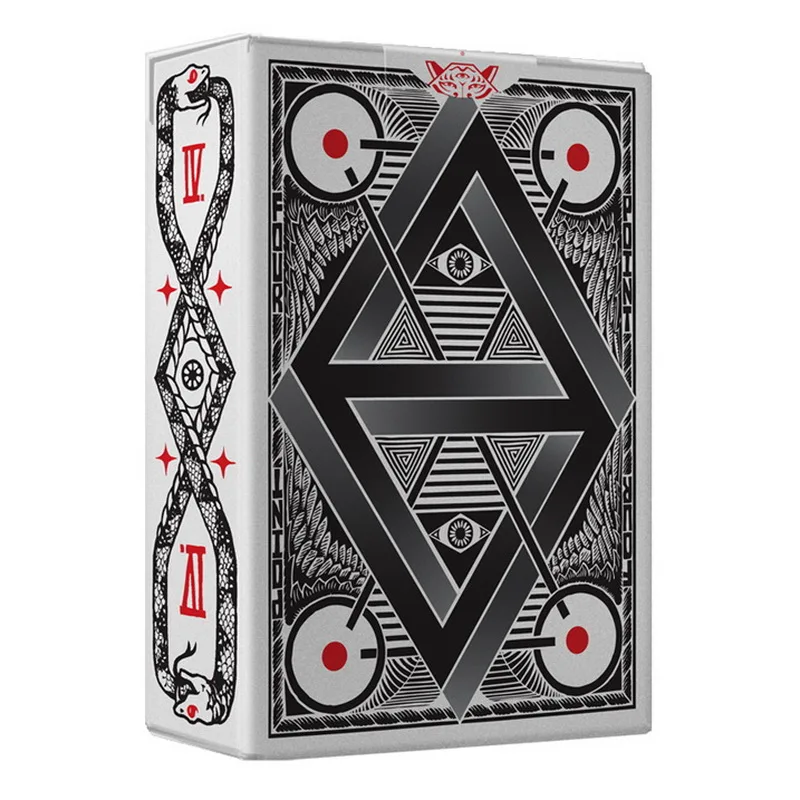 1st Edition White Deck Playing Cards Poker Size Four Points USPCC Limited Sealed 