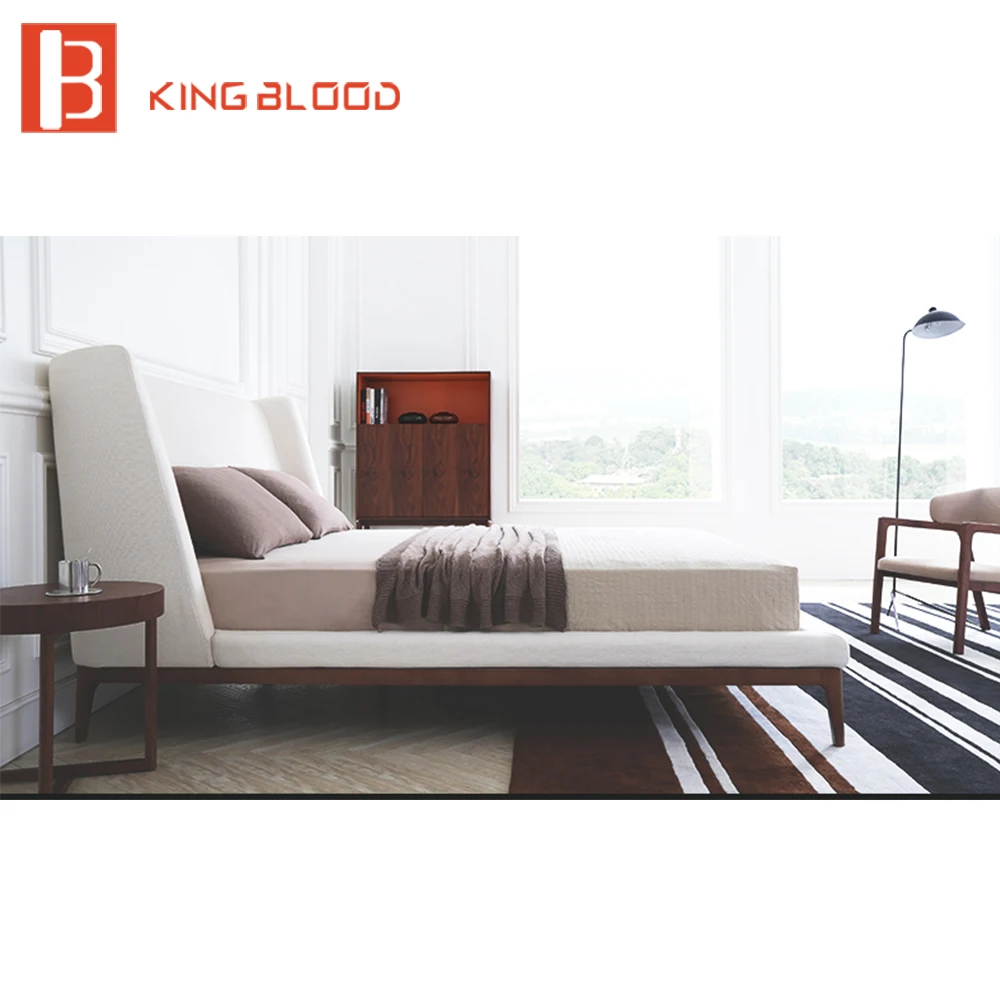 Guangdong facorty новейший дизайн кровати queen size тканевый комплект для спальни мебель