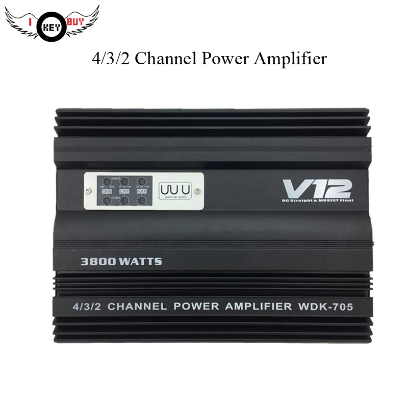 Автомобильные усилители класса AB Style мощные 3800 Вт 12 в MOSFET полнодиапазонные 4