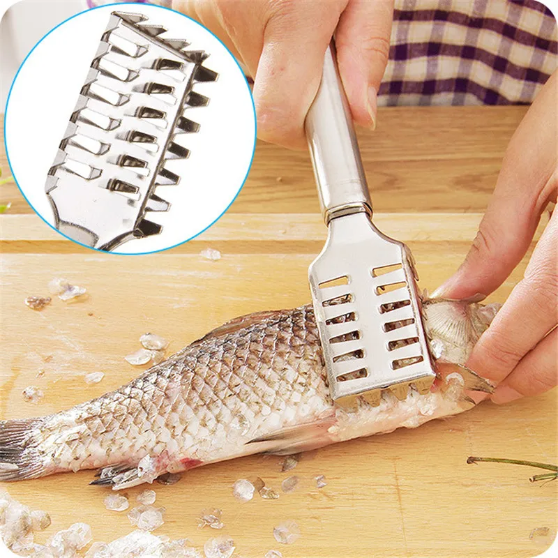 Removing Fish Scales Creative Stainless Steel Scraping Scales Device