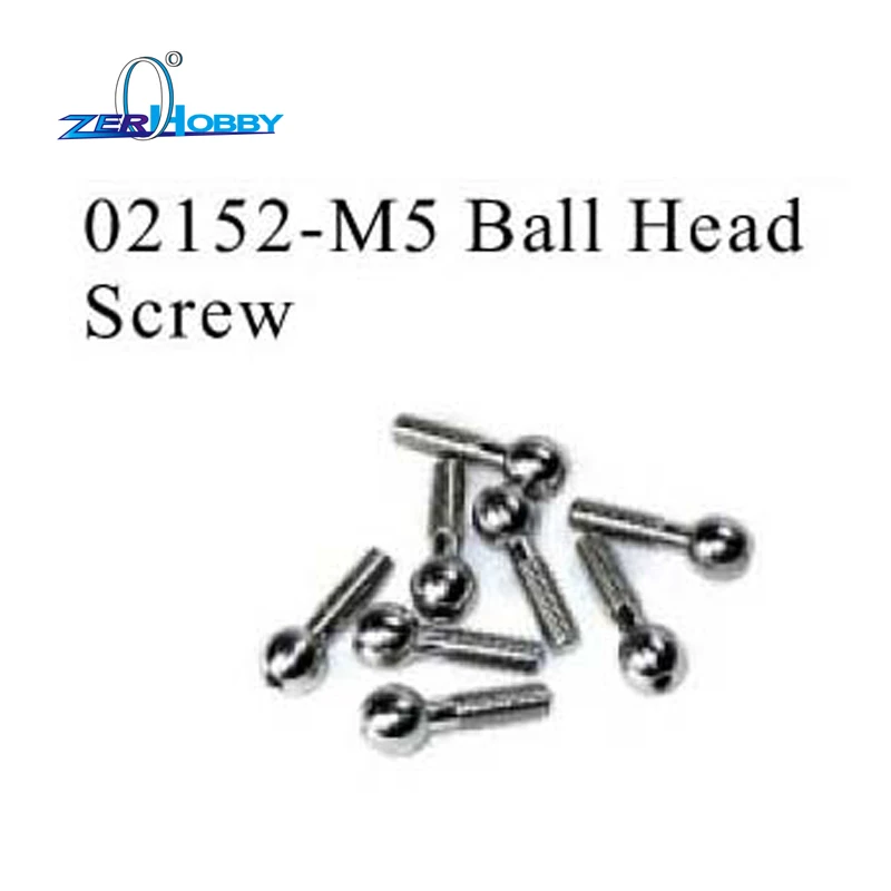 RC CAR SPARE PARTS M5 BALL HEAD SCREW FOR HSP 1/10 NITRO ON ROAD RACING