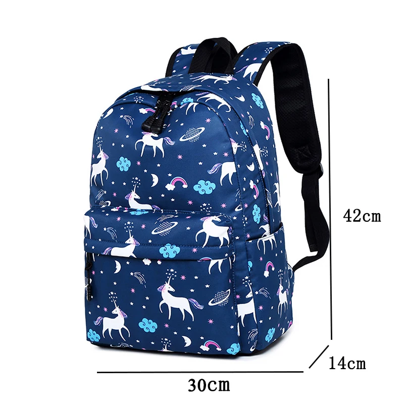 Женский рюкзак Единорог милый школьный с принтом Bookbag школьные сумки для девочек