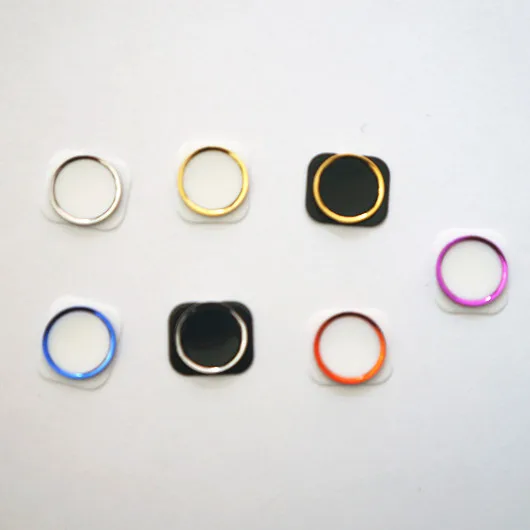 Colorful 5s  Home  button for apple iPhone  4 4G 4S 5 5C 5S  