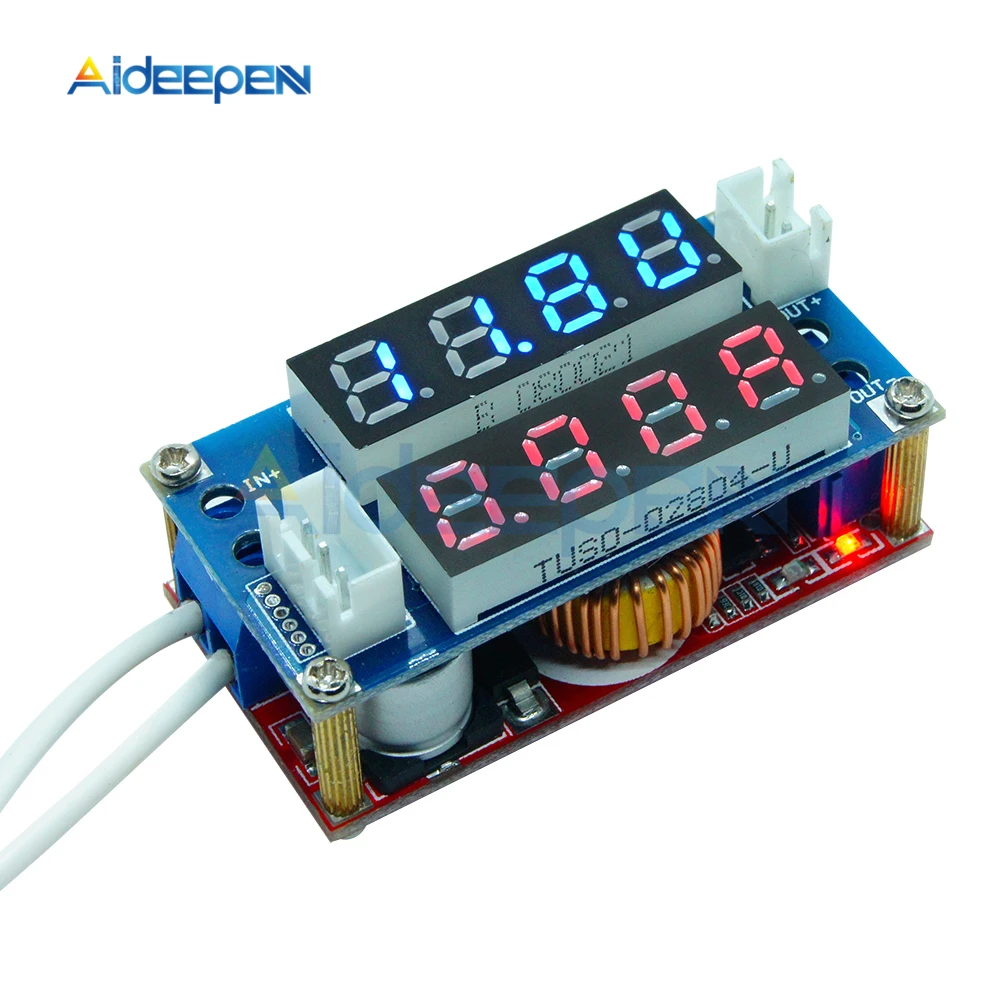 

5A Adjustable Power CC/CV Step-down Charge Module LED Driver Board Voltmeter Ammeter Constant Current Constant Voltage