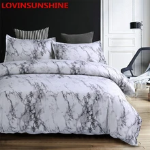 

LOVINSUNSHINE Brief Marble Lines Bedding Set Single AU EU Double Full Queen King 6 Size Duvet Cover With Pillowcase Set duvet