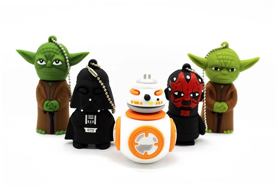 Флеш-накопитель wars star Yoda Darth Vader 4G 8G 16G 32G 64G Usb 2,0 Usb flash drivdriveck pendrive