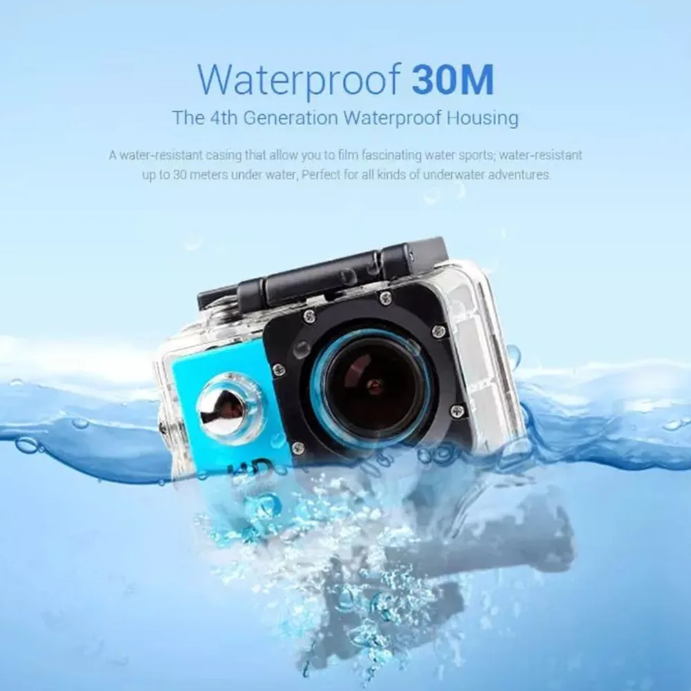 Спорт на открытом воздухе экшн-камера мини подводная камера водостойкий цвет экрана водостойкий видеонаблюдение для воды камера s