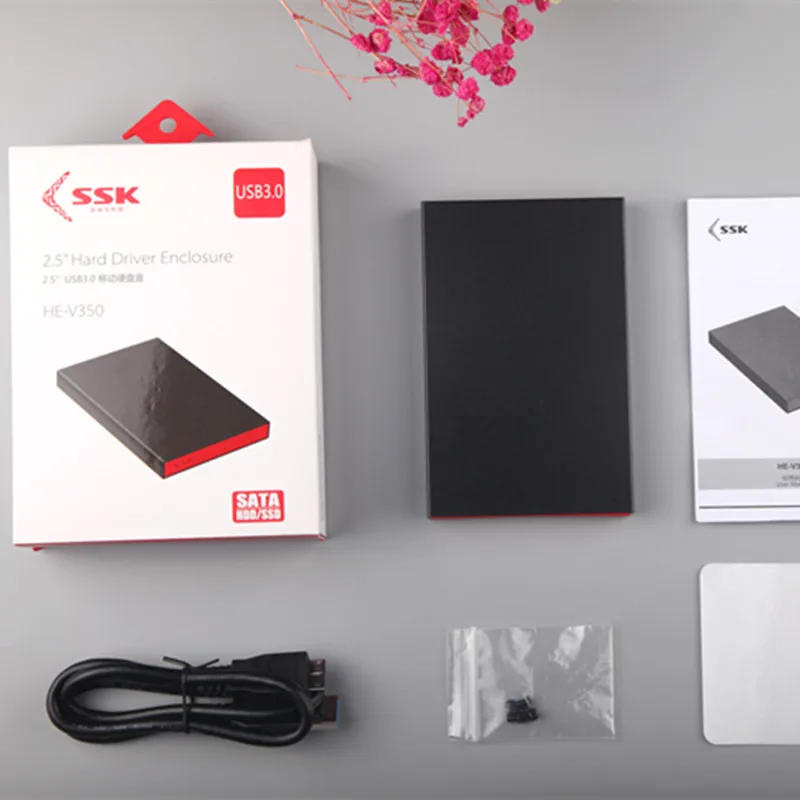 Чехол SSK для жесткого диска 2 5 дюйма SATA на USB 3 0|Корпус диска| |