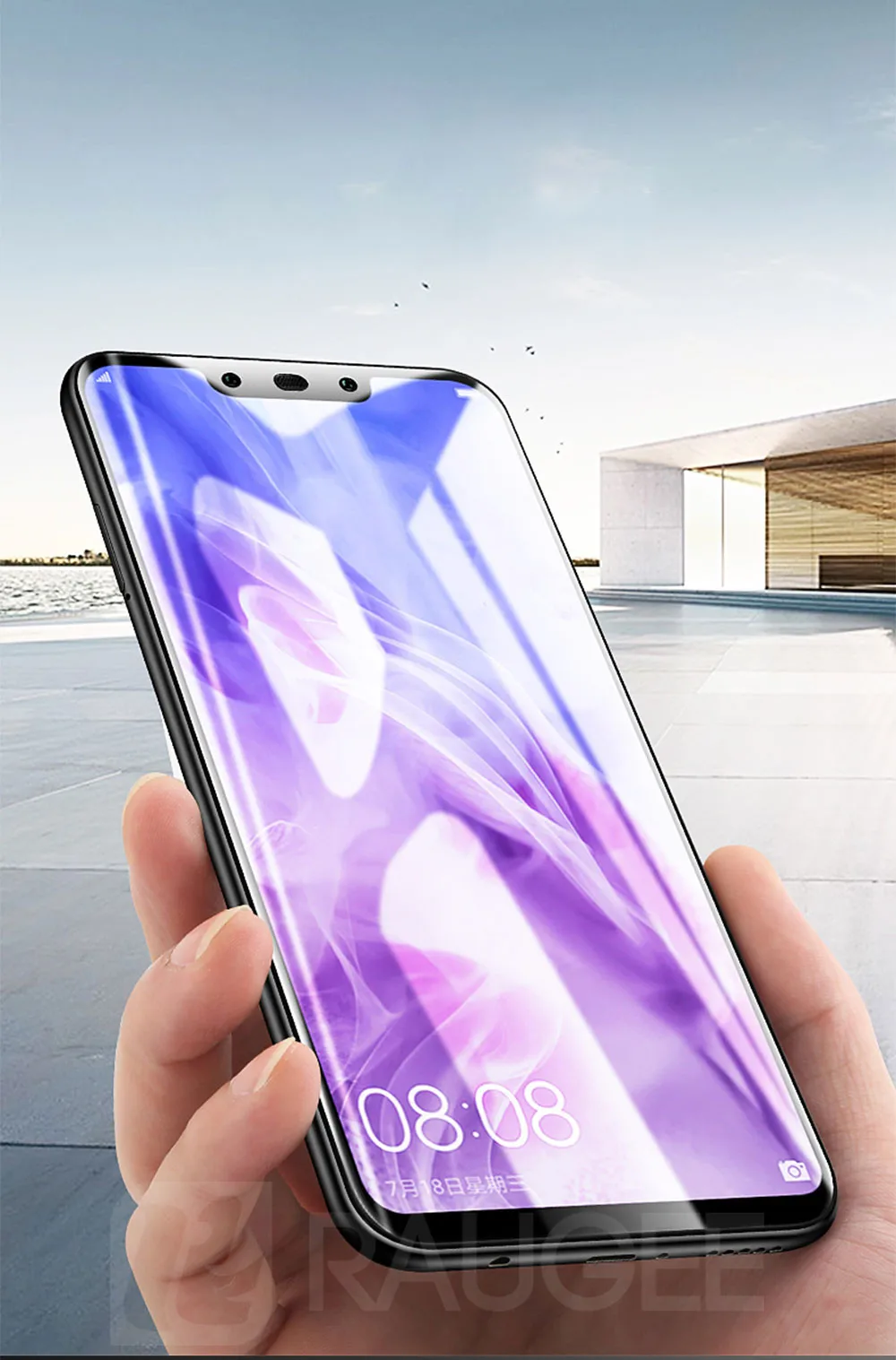 2 шт. стекло для huawei mate 20 lite закаленное стекло полное покрытие краев Защита экрана для huawei mate 20 Lite 20 Lite защита пленки