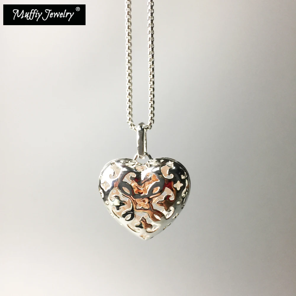 Сердце медальон звено цепи ожерелье, Томас Стиль романтический европейский TS модная Подарочная бижутерия из стерлингового серебра 925 пробы для женщин и мужчин