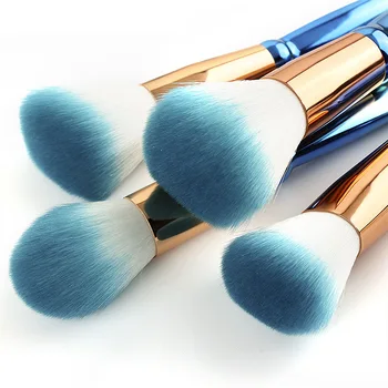 

XIXI 7pcs Rhombic Handle Makeup Brushes Set Pro Lady Foundation Powder Blush Eye Shadow Lip Brushes Face Beauty Makeup Tools Kit