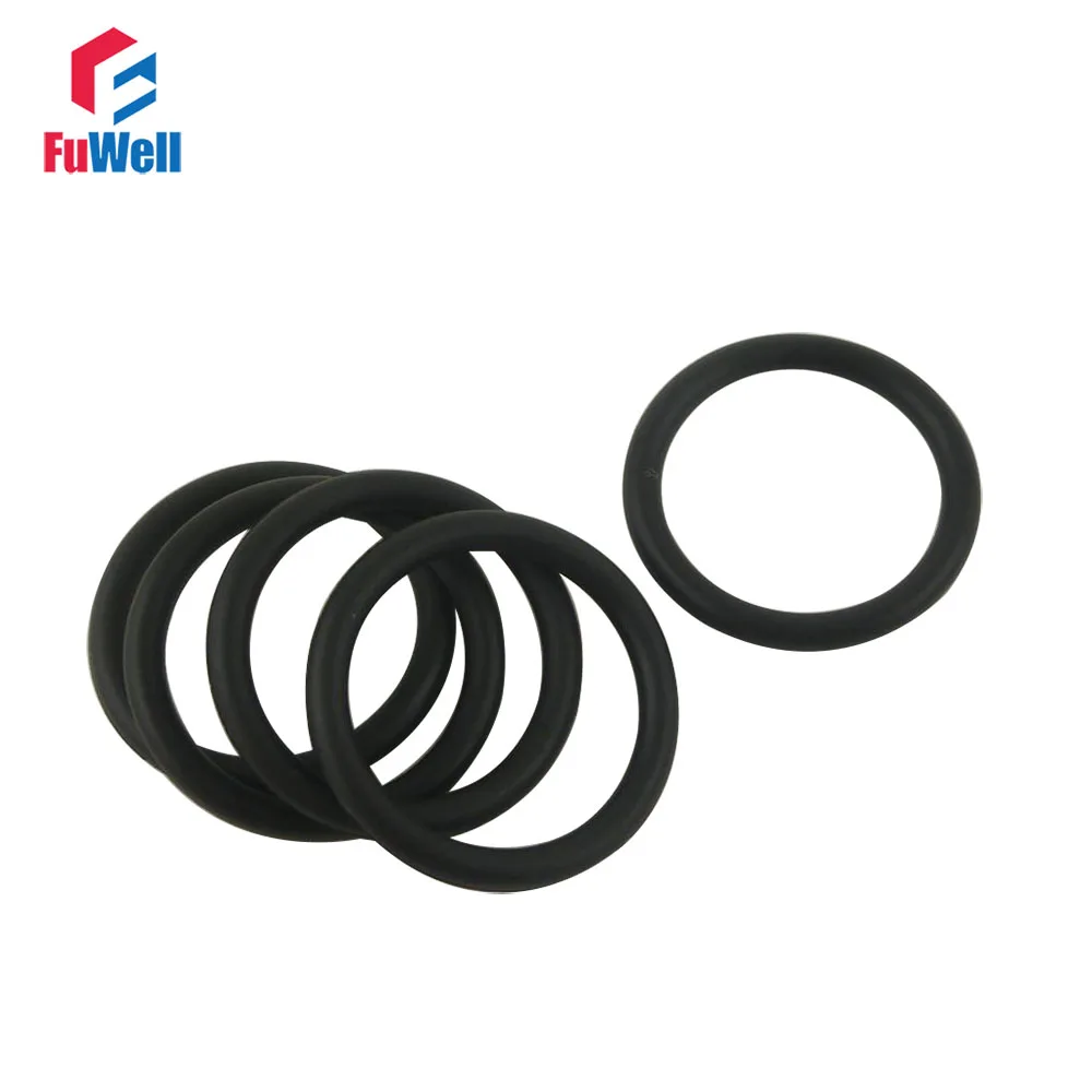 Buy 20pcs 4mm Thickness Black NBR O ring Gasket 130
