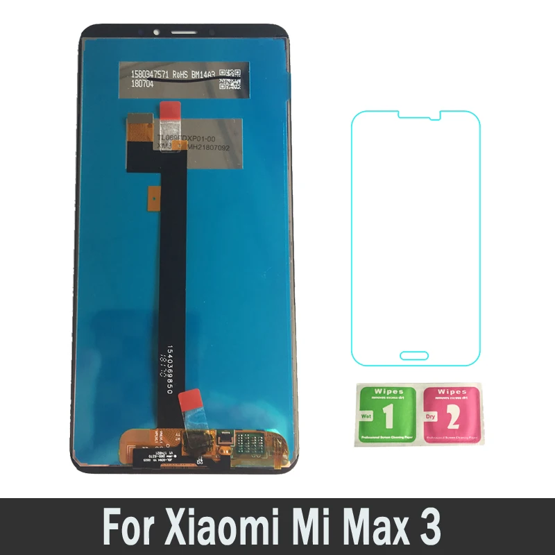 

High Quality 100% Tested Working LCD For Xiaomi Mi Max 3 LCDs MI MAX3 Display Touch Screen Digitizer Assembly Replacement Parts