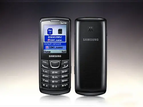 Оригинальный разблокированный телефон Samsung E2152 2 0 дюймов 0.3MP FM радио Bluetooth 1000 мАч