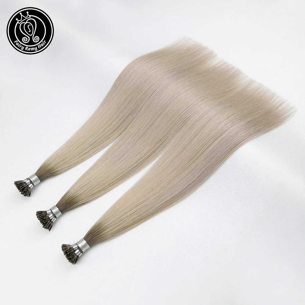 

Fairy Remy Hair 0.8g/s 16 Inch Remy Keratin I Tip Hair Extensions Balayage European Human Hair Fusion Keratin Bonds Extension
