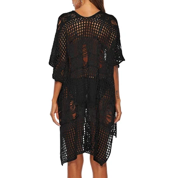 

Women's Summer Irregular Swimsuit Bikini Beach Swimwear Lace Cover up J1