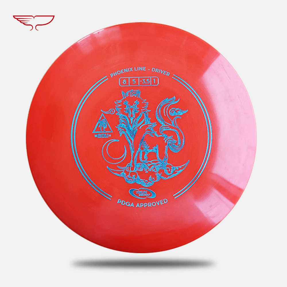Professional Yikun Disc Golf Driver Phoenix Line GOU Red Free Shipping PDGA Approval