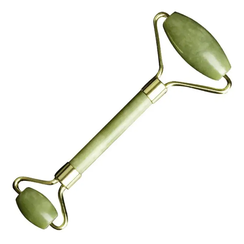 

1pc Double Head Facial Massage Roller Jade Face Slimming Body Head Neck Beauty Massage Tool Face Lifting Massager Skin Care