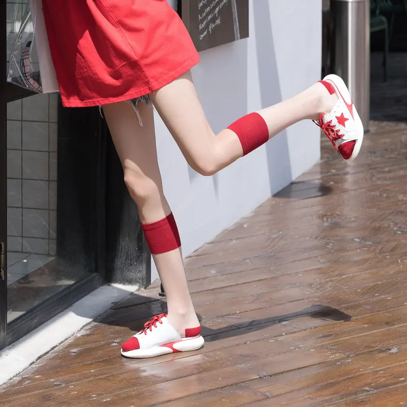 Милые Японские Женские короткие носки летние цветные Прошитые прозрачные
