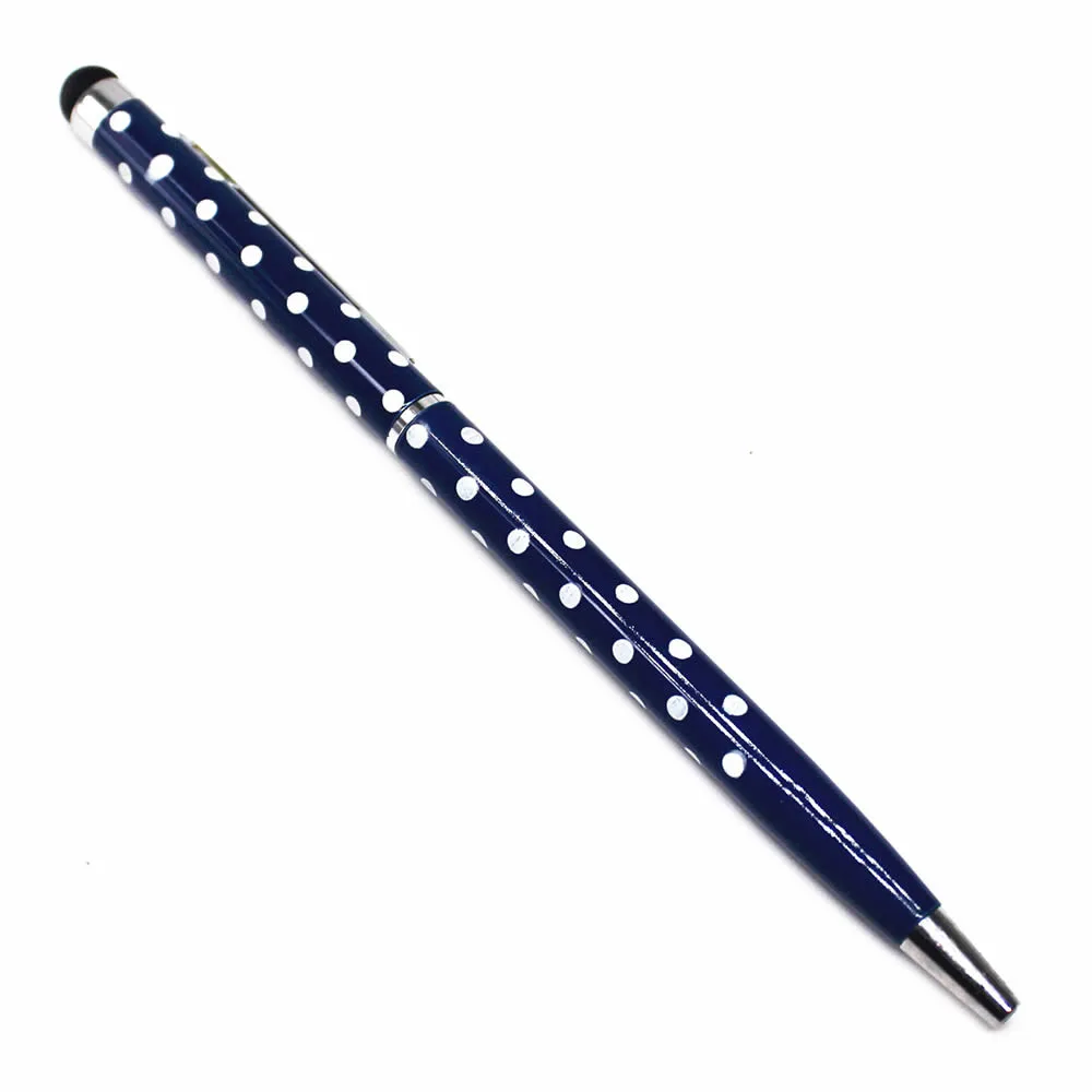1 шт гелевая ручка canetas criativa металлическая ручка для сенсорного экрана стилус для планшета смартфон конденсатор стилус черные чернила заправка - Цвет: 6