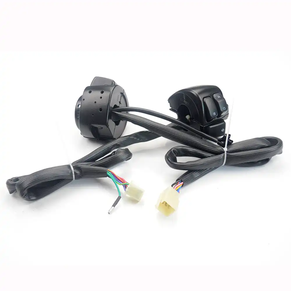 Motorcycle 1 Inch 25mm Handlebar Control Switch Wiring Harness Turn Signal Headlight Horn Ignition Switch Accessories For Harley