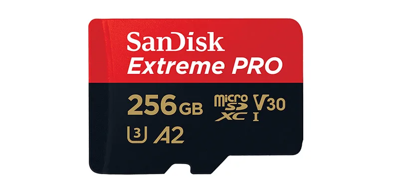 Оригинальная карта памяти SanDisk Extreme Pro Micro SD A2, 64 ГБ, 128 ГБ, флеш-карта памяти, 100 МБ/с./с, 256 ГБ, 400 ГБ, 512 ГБ, для телефона, 4 K, видеокамера