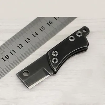 Карманный нож EDC инструмент открытый складной холодной ковки брелок Seiko тактика охота кемпинг поле выживания Портативный стальной - Цвет: D2-pingtou-heise