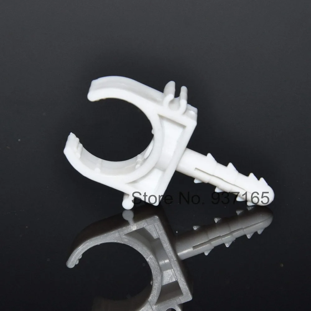 PVC Plastic U Clamp with Plug Bolt Setscrew for PPR Pipe with diameter