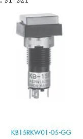 

[ZOB] Japan's NKK day open import Japan illuminated pushbutton KB15CK illuminated pushbutton switch KB25SK --5PCS/LOT