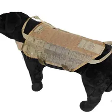 Военный Тактический патруль K9 упряжка для тренировки собак правоохранительных Молл жилет для собачьей упряжки одежда пальто охота, страйкбол Шестерни