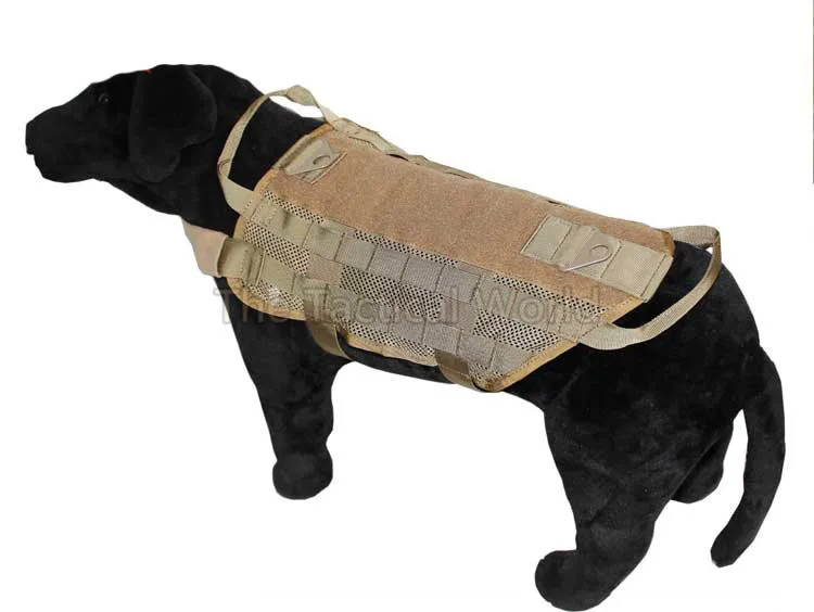 Military Tactical Patrol K9 Dog Training Harness Law Enforcement Molle