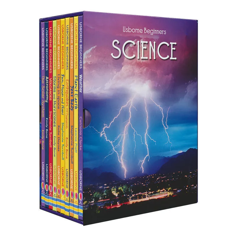 

10 Books/Set Beginners Science Children Interesting Science Books Kids English Reading Story Book