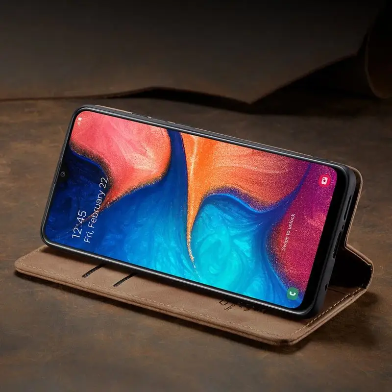 Магнитный чехол для samsung Galaxy A30, чехол-книжка, кошелек, матовый чехол для телефона, чехол для samsung Galaxy A20 A 20, чехол, роскошный кожаный чехол