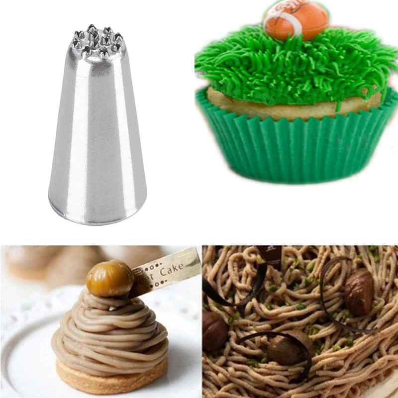 

Multi-Open Nozzle Decorating Mouth Grass Icing Nozzle Cupcake Decoration Tips Baking Tools