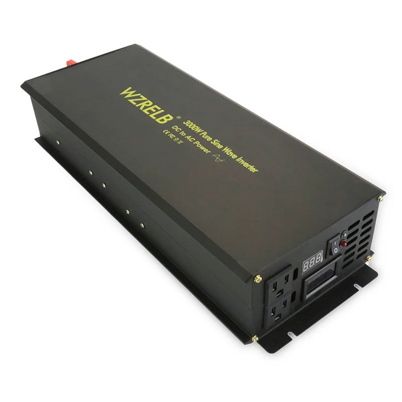 US $197.20 3000w Solar Power Inverter 12v 230v Pure Sine Wave Inverter 12v24v36v Dc To 120v220v240v Ac Voltage Converter Remote Control