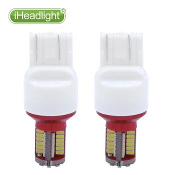 

2pcs Super Bright T20 7443 580 W21/5W 57SMD LED Car Brake Light Turn Signal Car Led Bulb white lamp High power stop lamp