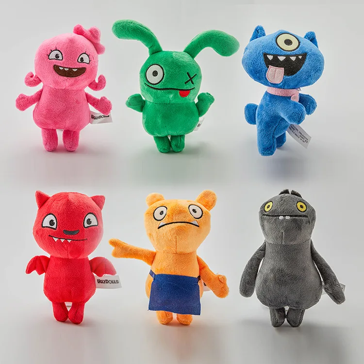 6 шт./лот Uglydoll плюшевая игрушка Институт совершенства Uglydog мягкие плюшевые куклы