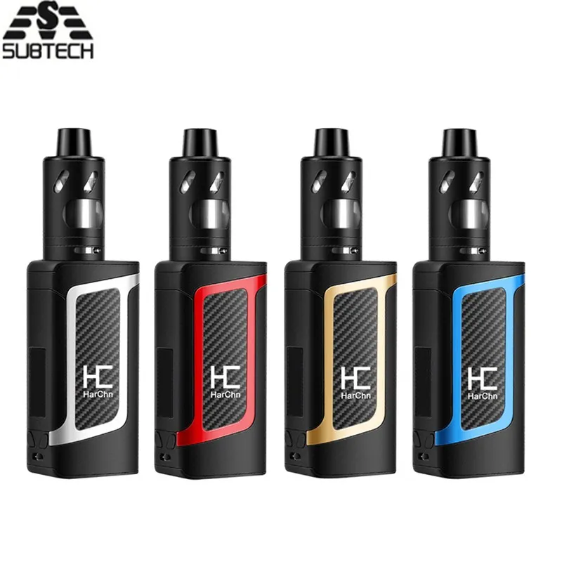 Новейший HC 80w бокс мод комплект 2000mah Встроенный аккумулятор с 0.5ohm 3 5 мл бак вейпер