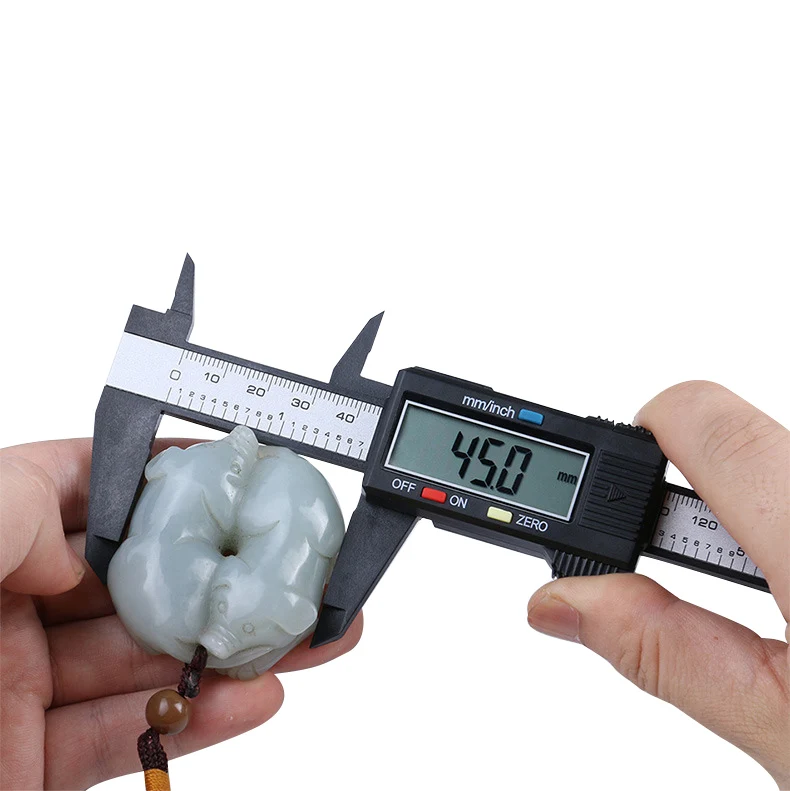 Electronic Digital Vernier Caliper Measurement Unit Precision LCD Dial Gauge Metal Digital Meter Foot Full Plastic Carbon Fiber