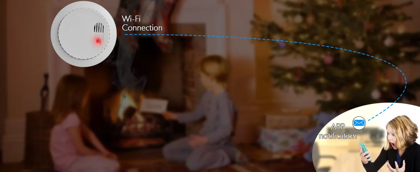 Lonsonho Wifi детектор угарного газа Co датчик дыма умный дом безопасности Tuya Smart Life App Alexa Google Home IFTTT