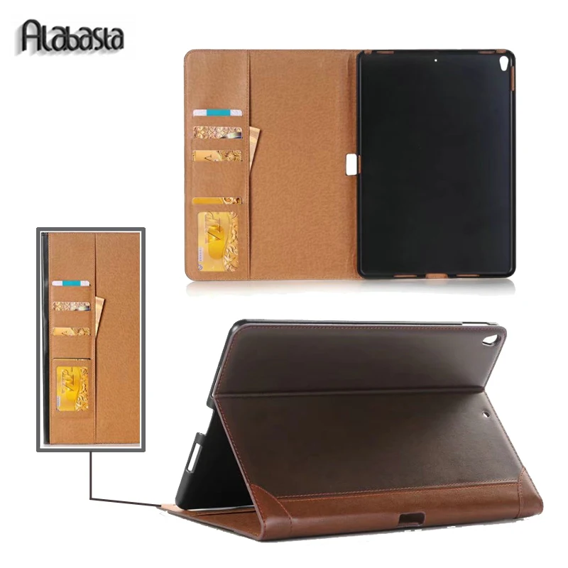 

Alabasta Case for Capa iPad Air2 PU Leather Business Folio Stand Case Pocket Smart Auto Wake for iPad 6 Air2 9.7 inches stylus