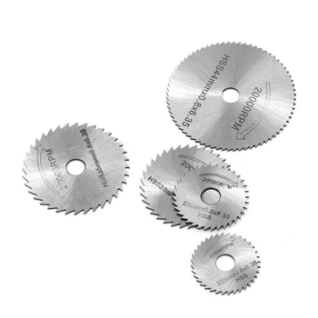

5Pcs Cut off Saw Blades HSS Cutting Discs + 1 Mandrel For Rotary Blade Tool New